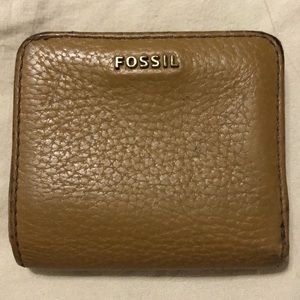 2/$10 Camel color fossil wallet